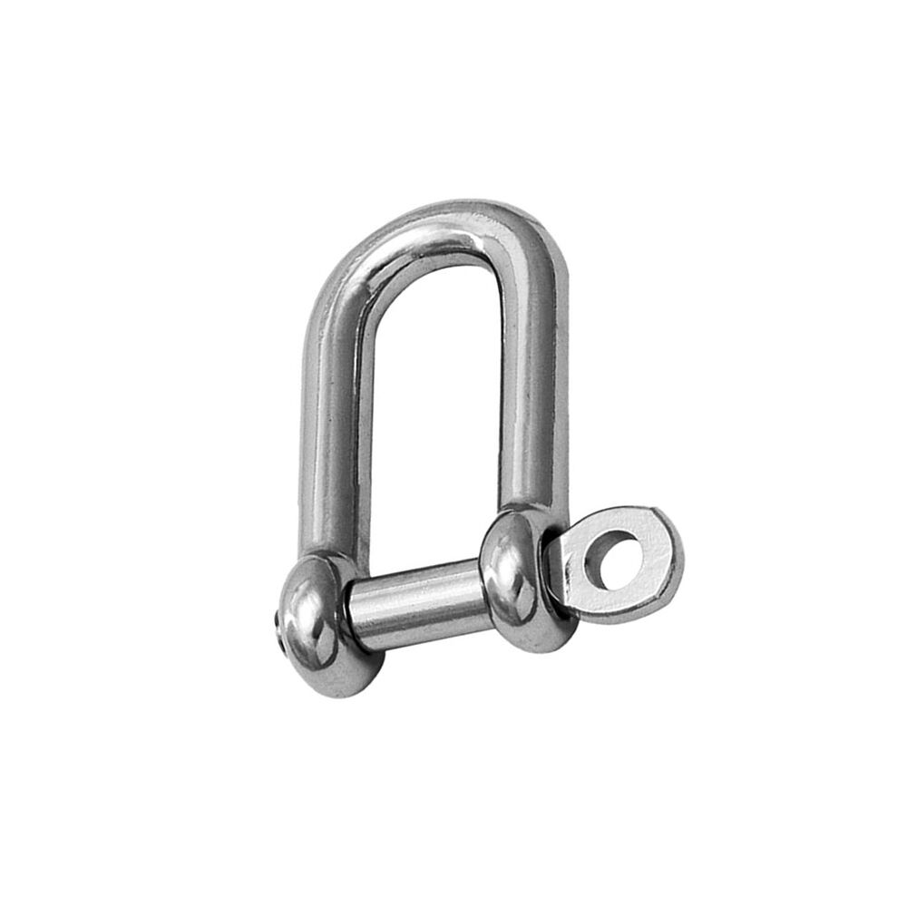 Stainless steel shackles, approved for lifting