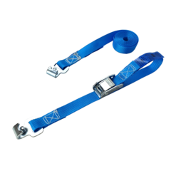 Inside buckle lashing 25mm LC 325 daN with flat hook with lock