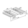 Double decking double track ATD-2 recessed