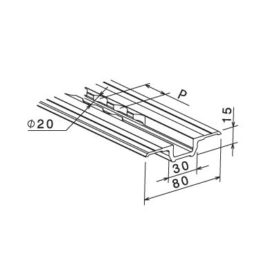 Double decking single track ATD-F partly-recessed