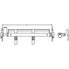 Rounded garment beams