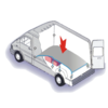 Lashing net for buses
