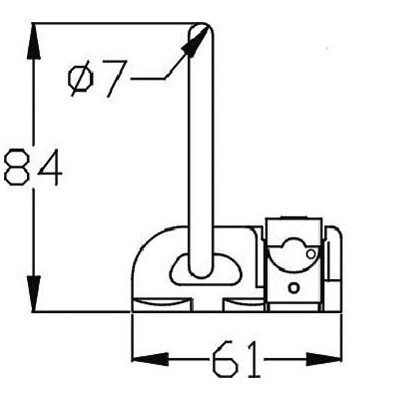 Doublestud with ring