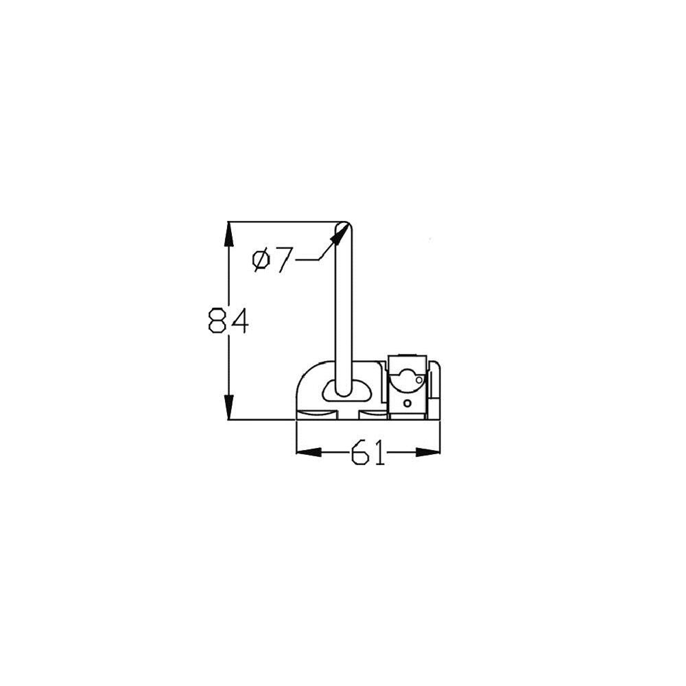 Doublestud with ring