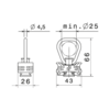 Einzel Airline Anti-Vibrations-Schnellwechsler  Einzel