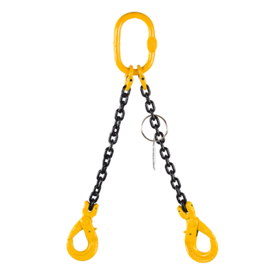 Chain Sling G80 2-leg with Safety Hooks