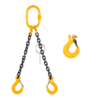 Chain Sling G80 2-leg with Sling Hooks