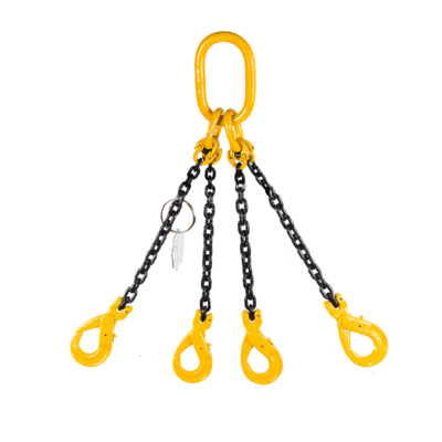 Chain Sling G80 4-leg with Safety Hooks