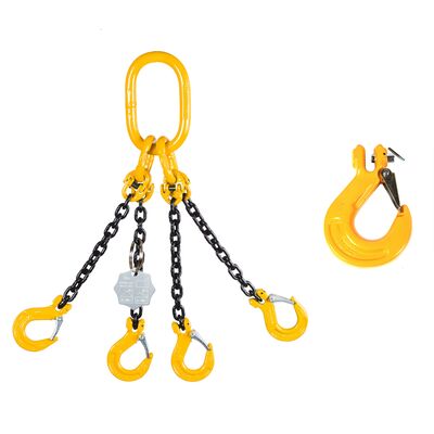 Chain Sling G80 4-leg with Sling Hooks