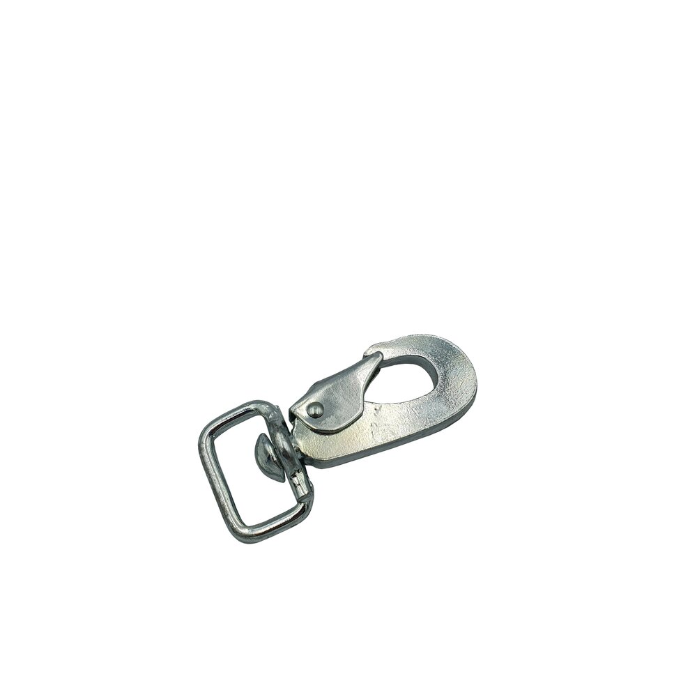 Forged carabine hook with swivel 25mm LC 225 daN Cr6 free