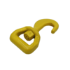 Forged hook with swivel 65mm LC 10000 daN