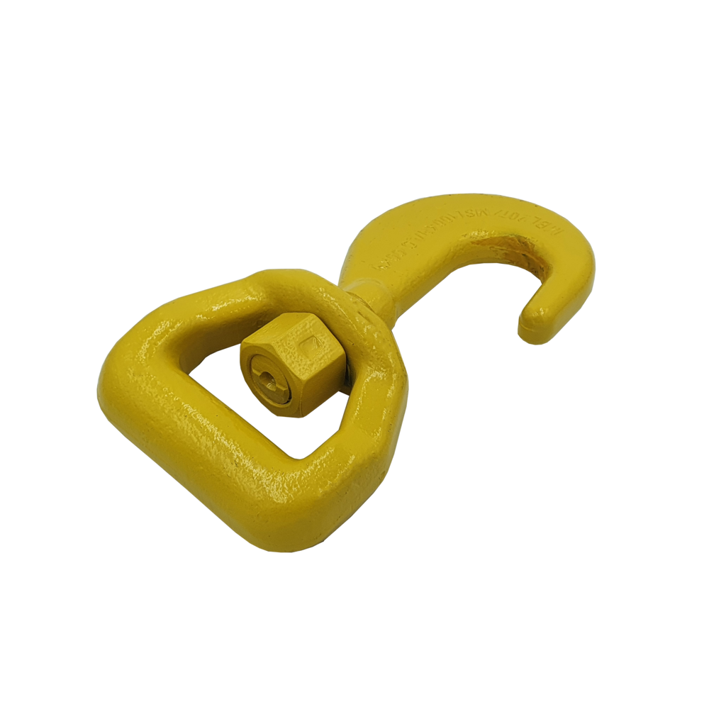 Forged hook with swivel 65mm LC 10000 daN