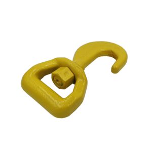 Forged hook with swivel 65mm LC 10000 daN