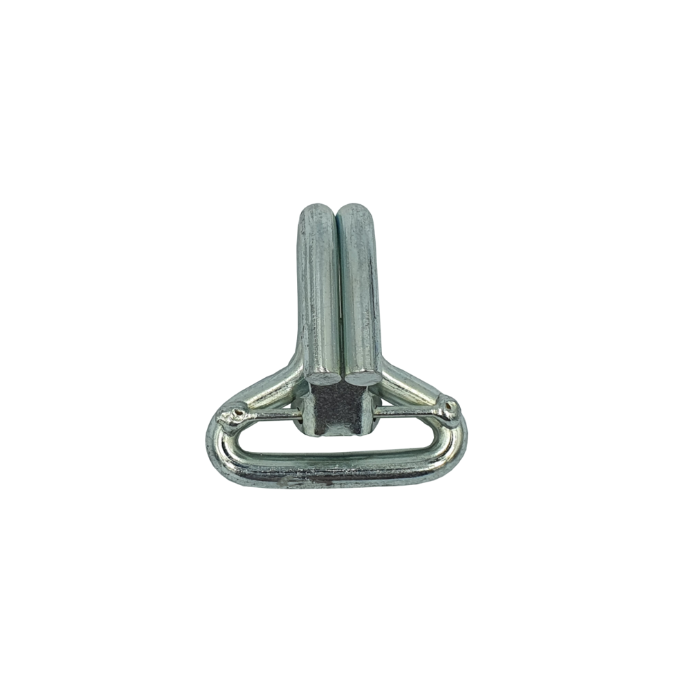 Hak podwójny z zapadką 50x72mm LC 1500 daN