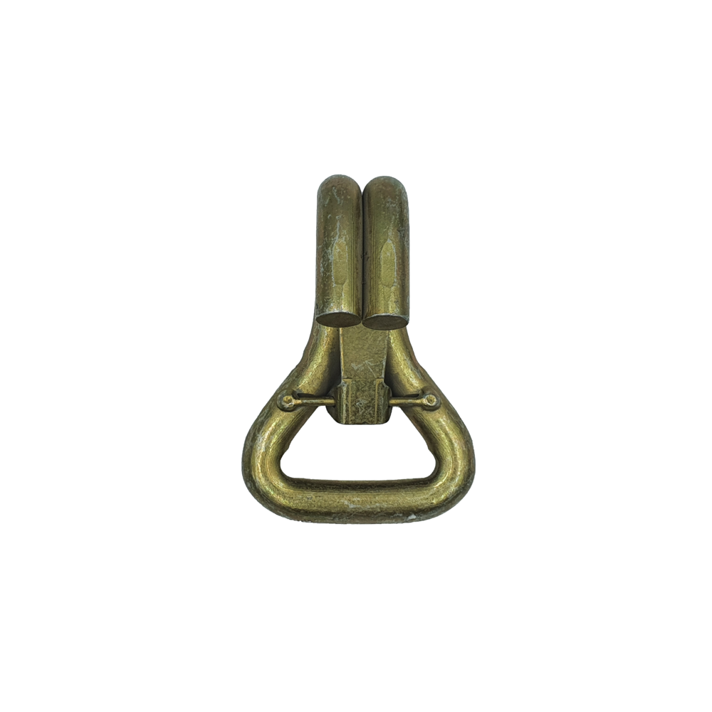 Hak podwójny z zapadką 50x112mm LC 2500 daN