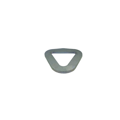 Triangle flat fitting rounded 50mm LC 2500 daN Cr6 free
