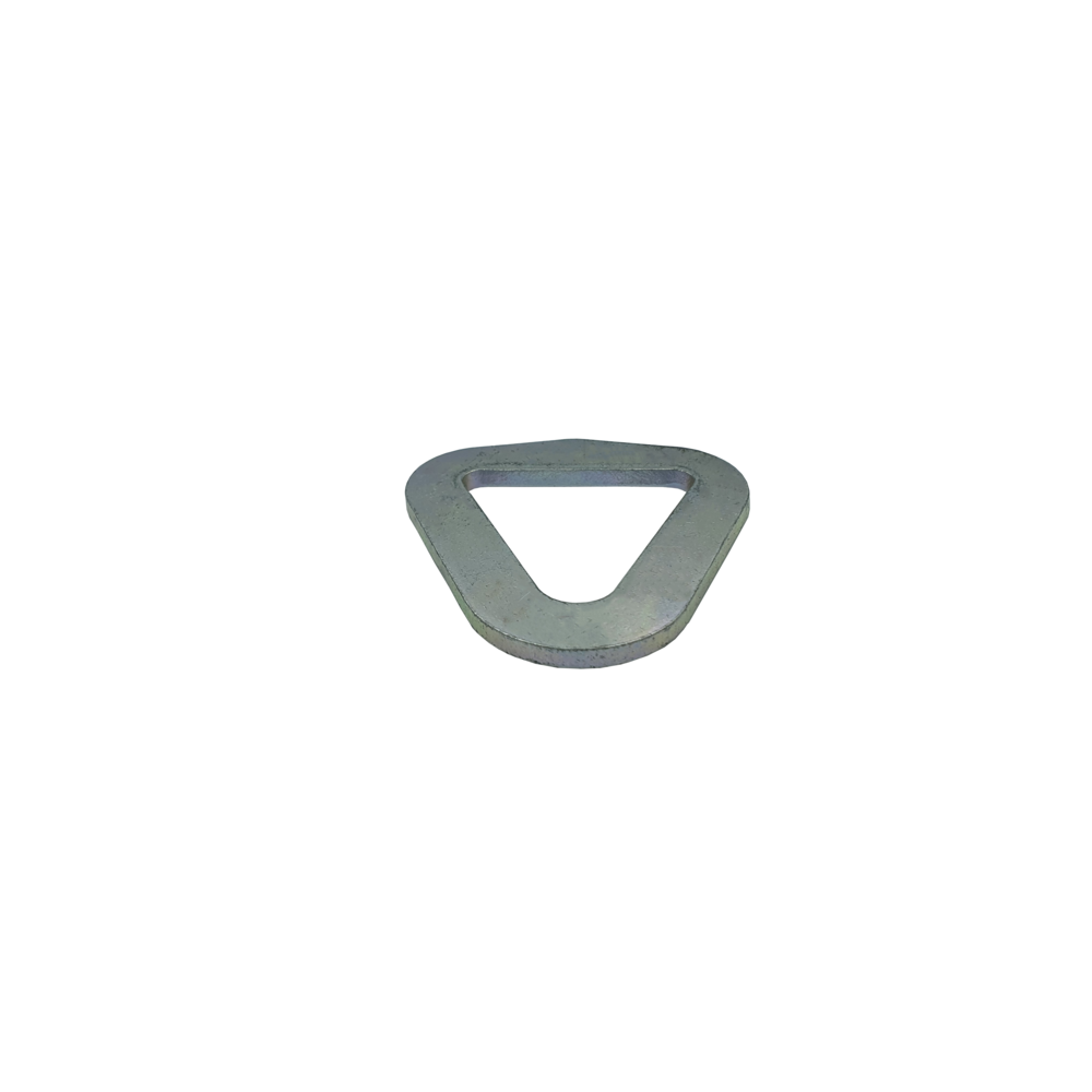 Triangle flat fitting rounded 50mm LC 2500 daN Cr6 free