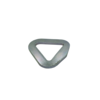 Triangle flat fitting rounded 50mm LC 2500 daN Cr6 free