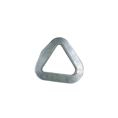 Triangle flat fitting rounded 50mm LC 2500 daN Cr6 free