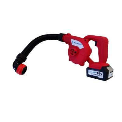 Dunnage bag battery powered inflator