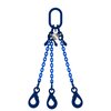 Chain sling 3-legs with safety hooks and grab hooks, grade 100