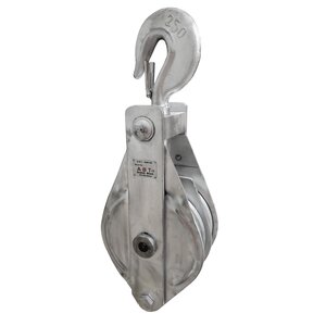 Snatch Block 2 wheels with hook VAPK2 3 - 5 t
