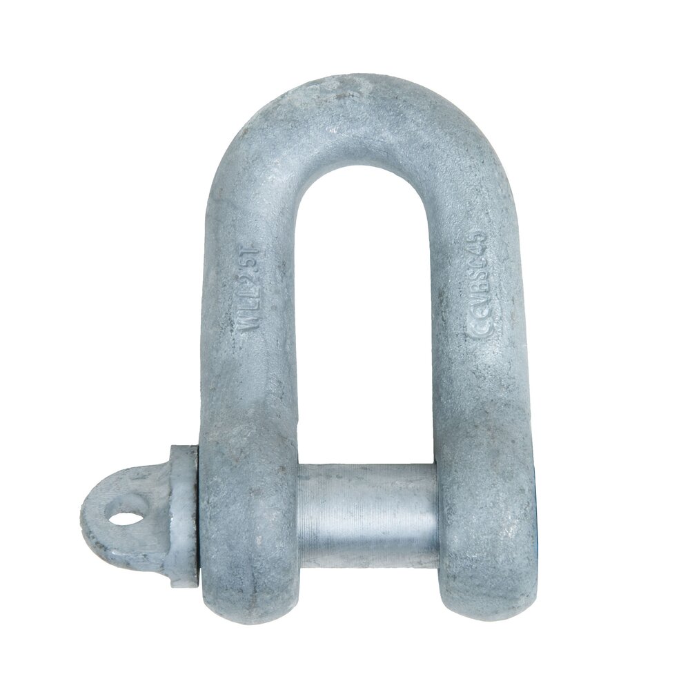 Electro galvanized shackles DIN 82101 SAKD