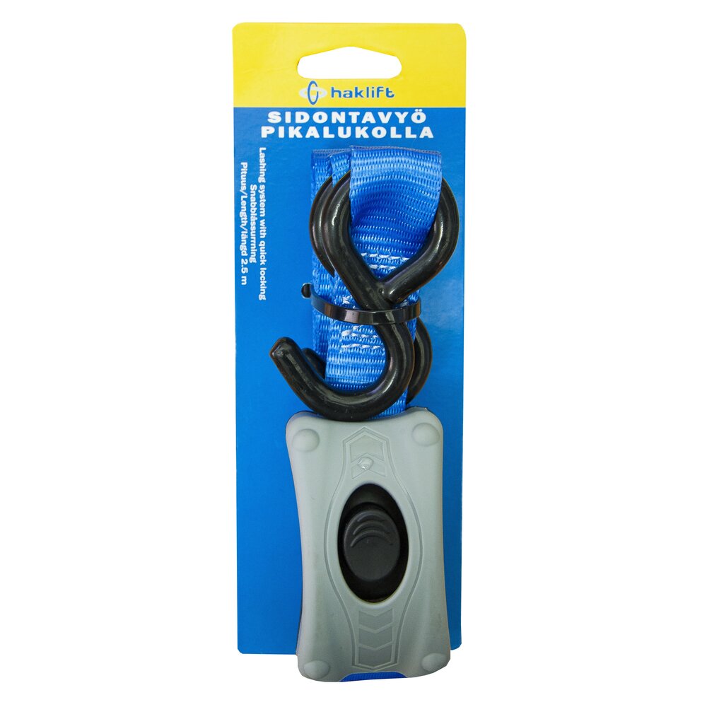 System mocowania z zamkiem zatrzaskowym 25 mm / 2,5 m