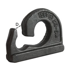 Weldable load lashing point with
