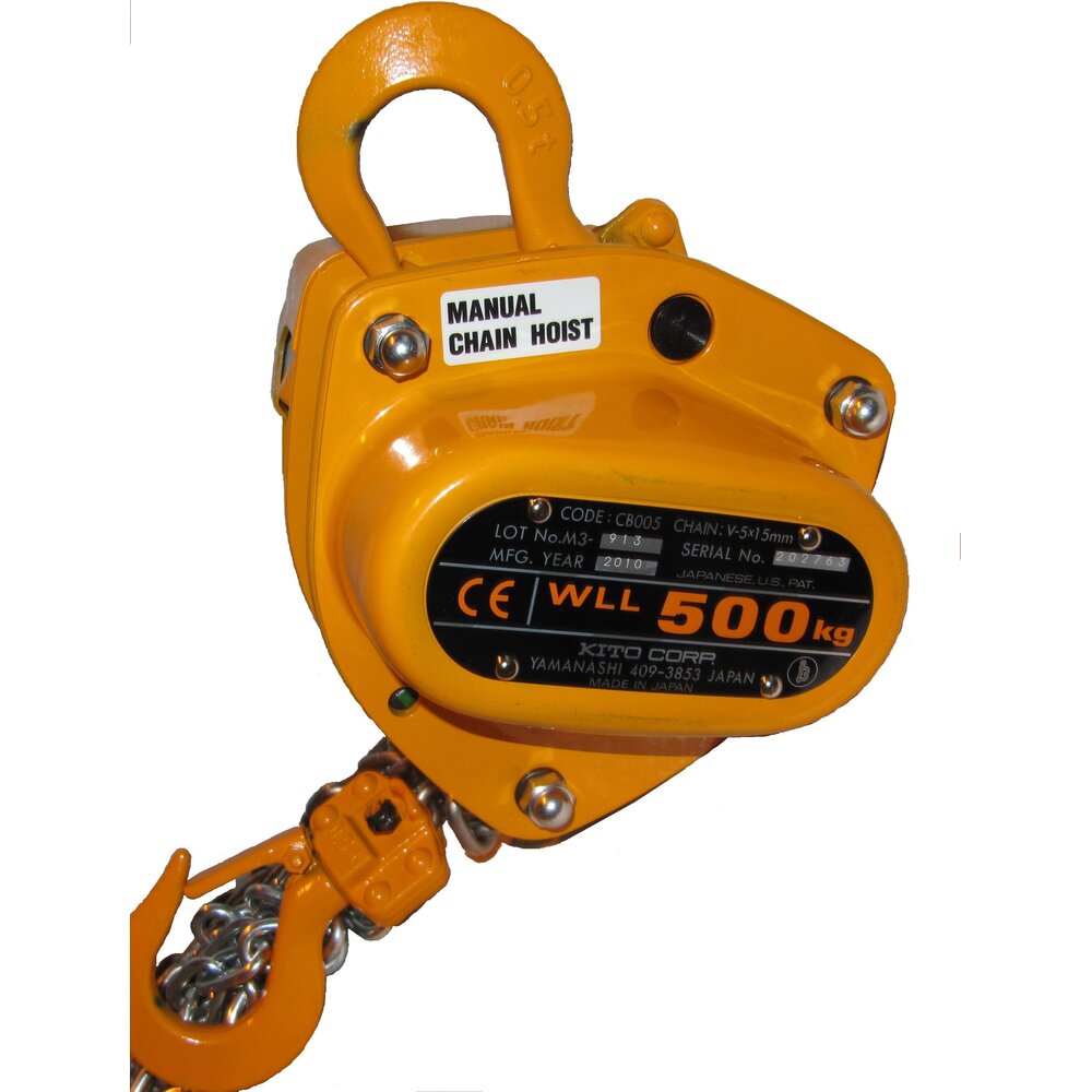 Chain Block KITO M3, painted block Forankra Poland