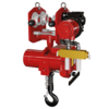 Druckluftkettenzug Red Rooster mit pneumatischer Blockierung TCR / TCS