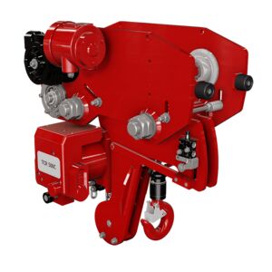 Low Headroom Air Chain Hoist Red Rooster TCR 