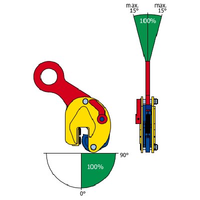 Beam lifting clamp FBK