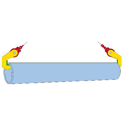 Pipe lifting clamp TPH