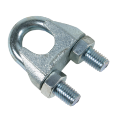 Galvanized U-bolt wire rope grip U-Bolt Clip DIN 741