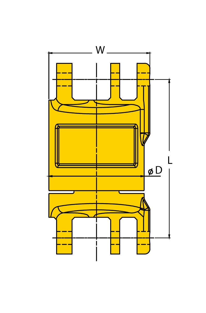 Yoke 8-088N Insulated Blank Swivel measurements Yoke 8-088N Insulated Blank Swivel measurements