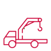 Information icon Truck crane